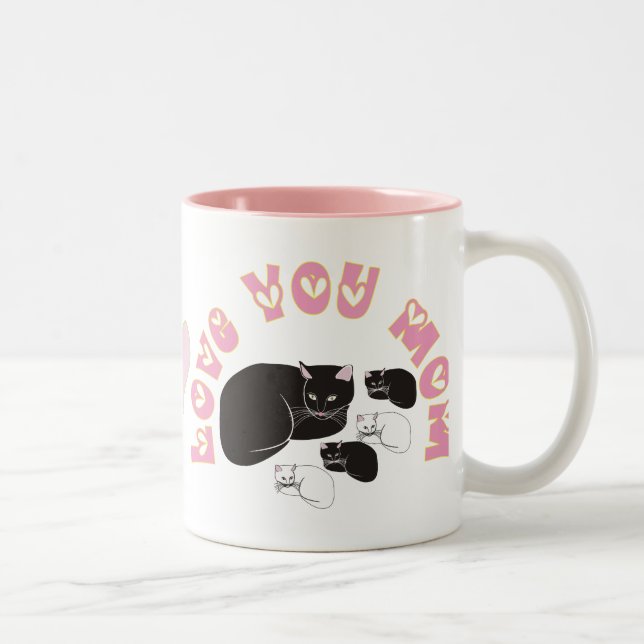 Taza Bicolor Amar a Mamá Mugs (Derecha)