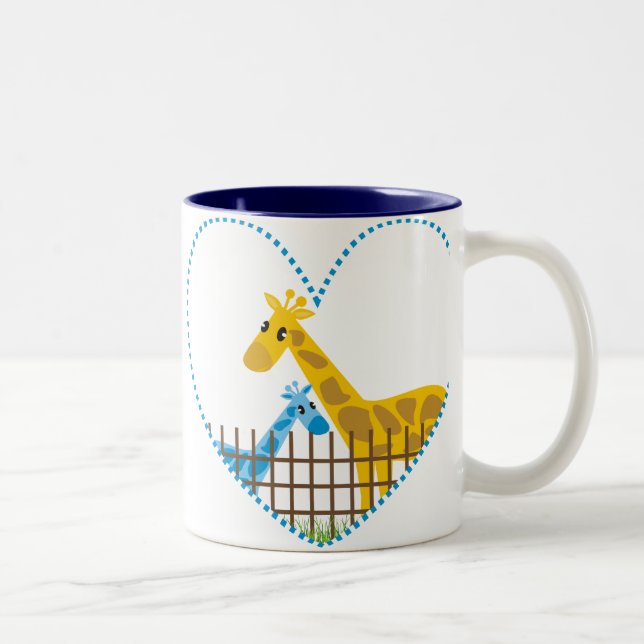 Taza Bicolor Amar a Mamá Mugs (Derecha)