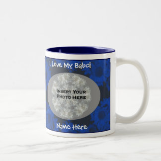 Taza Bicolor Amar a mi Babci Floral abuela polaca Mug