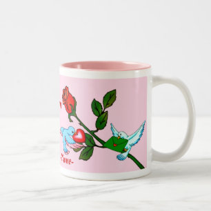 Taza Bicolor Amar a Mug