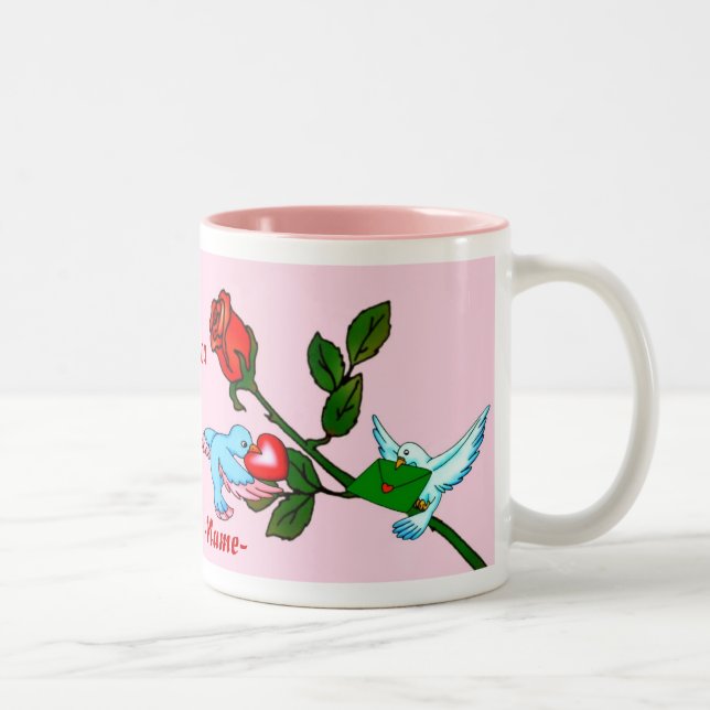 Taza Bicolor Amar a Mug (Derecha)