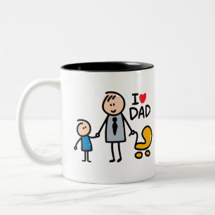 Taza Bicolor Amar a papi