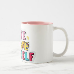 Taza Bicolor Amar a ti mismo