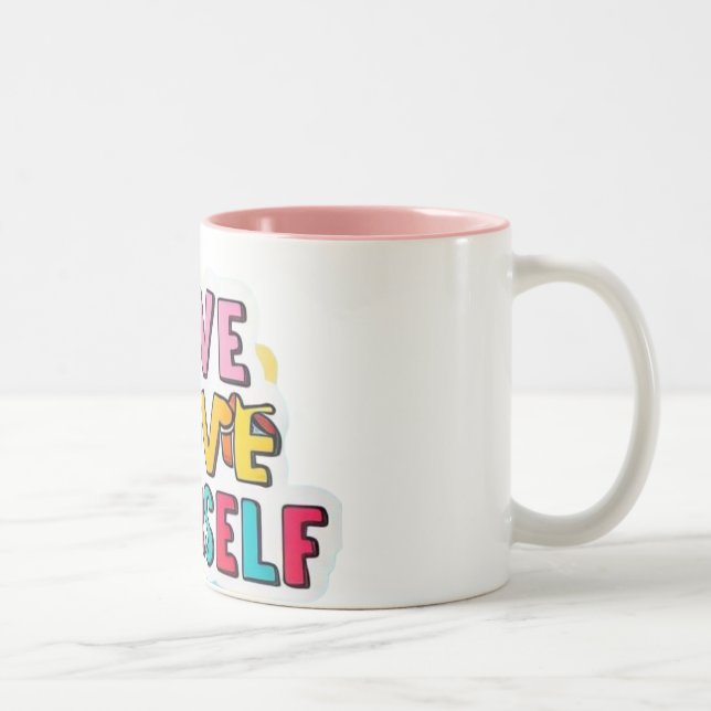 Taza Bicolor Amar a ti mismo (Derecha)