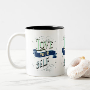 Taza Bicolor Amar a ti mismo