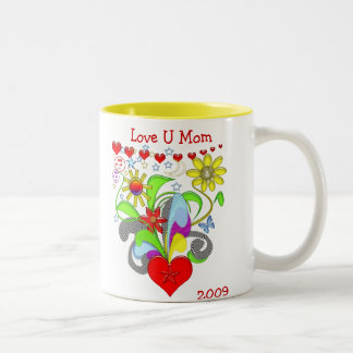 Taza Bicolor Amar a tu mamá
