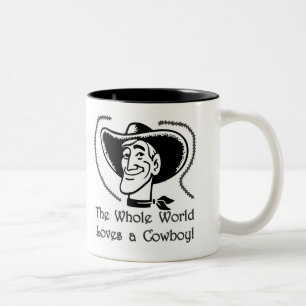 Taza Bicolor Amar a un vaquero