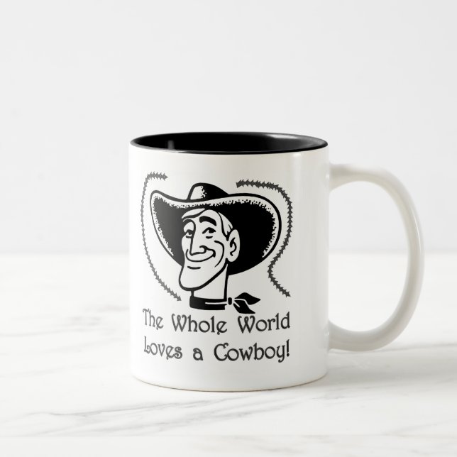 Taza Bicolor Amar a un vaquero (Derecha)