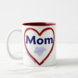 Taza Bicolor Amar Ser Mamá