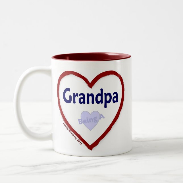 Taza Bicolor Amar Ser Un Abuelo (Izquierda)