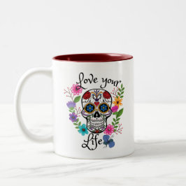 Taza Bicolor Amar tu Mug de la Vida