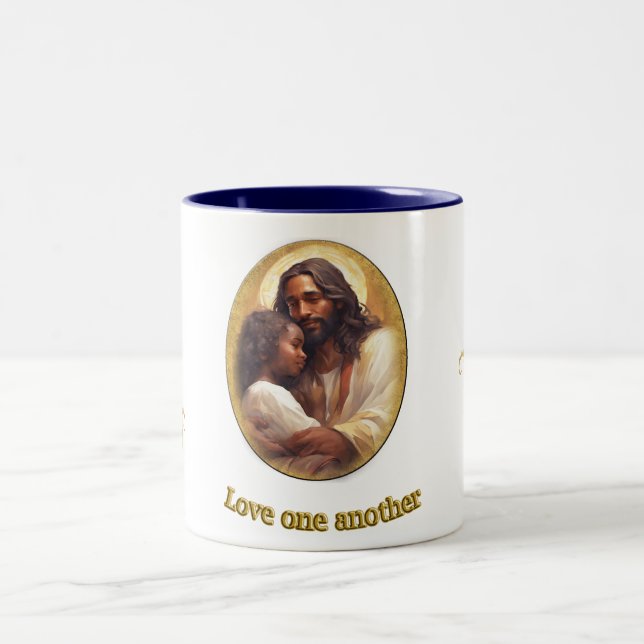 Taza Bicolor Amar unos a otros (Centro)