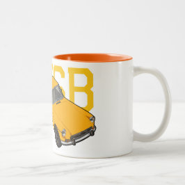 Taza Bicolor amarillo del mgb