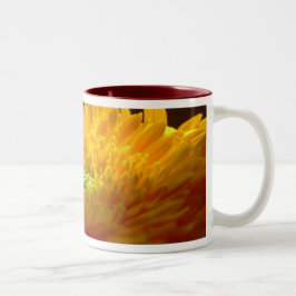 Taza Bicolor Amarillo Gerbera Mug