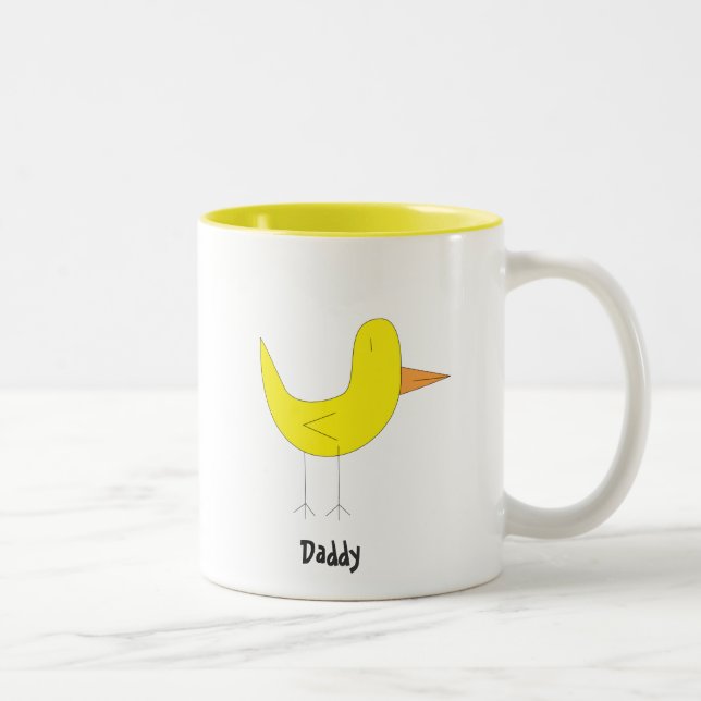 Taza Bicolor Amarillo patito (Derecha)