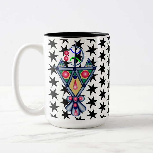 Taza Bicolor Amazigh (Izquierda)