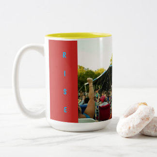 Taza Bicolor Amazon Womyn Rise mug