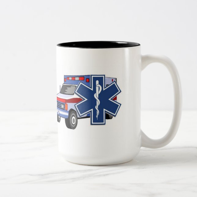 Taza Bicolor Ambulancia del ccsme (Derecha)
