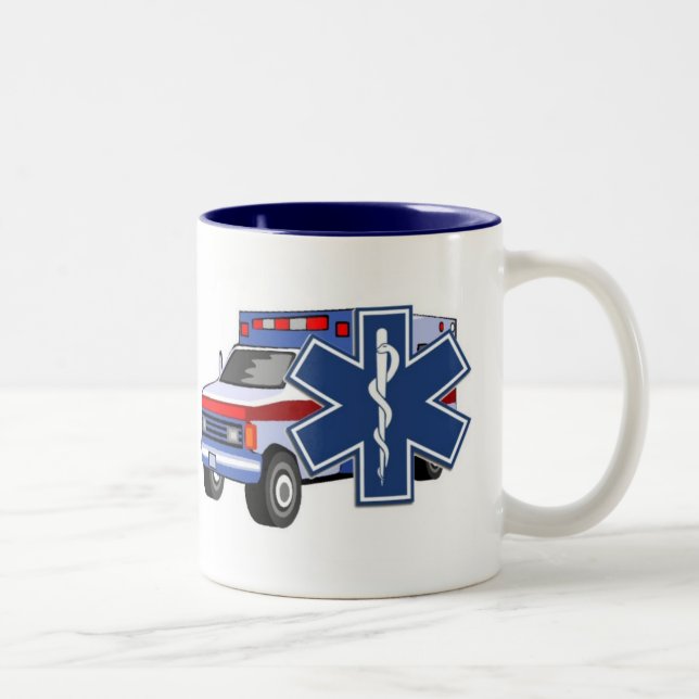 Taza Bicolor Ambulancia del ccsme (Derecha)