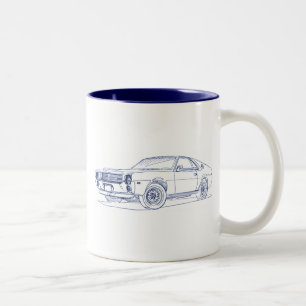 TAZA BICOLOR AMC AMX 390 1969