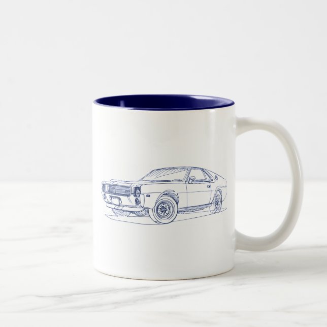 TAZA BICOLOR AMC AMX 390 1969 (Derecha)