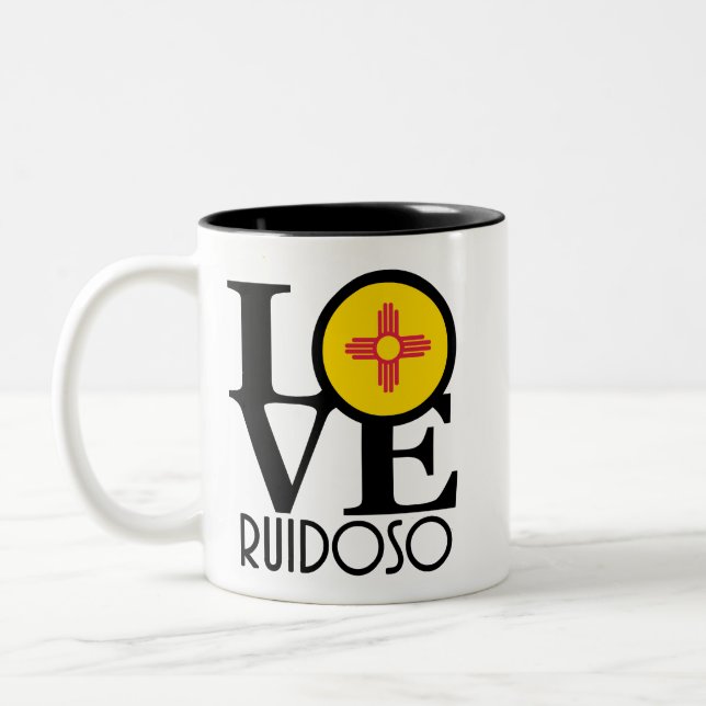 Taza Bicolor AME a Ruidoso, NM 11oz (Izquierda)