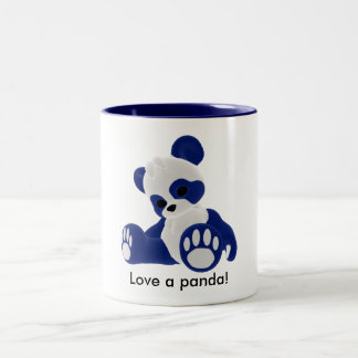 Taza Bicolor ¡Ame una panda!