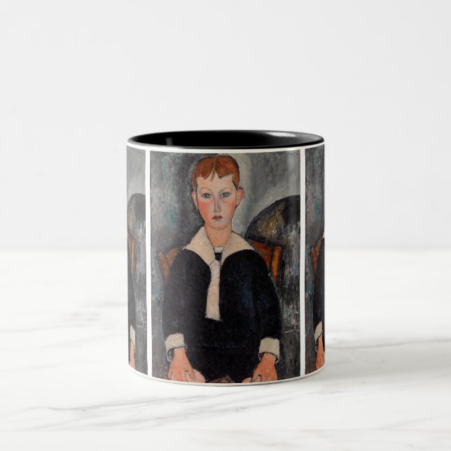 Taza Bicolor Amedeo Modigliani - Chico en traje de marinero (Centro)