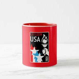 Taza Bicolor American Citizenship Gifts