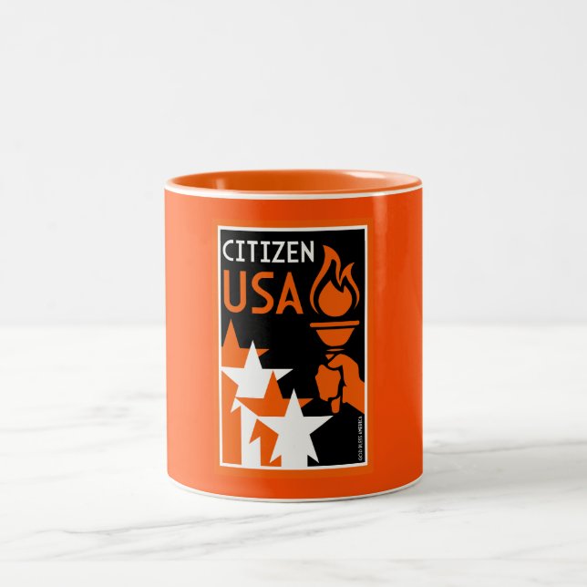 Taza Bicolor American Citizenship Gifts (Centro)