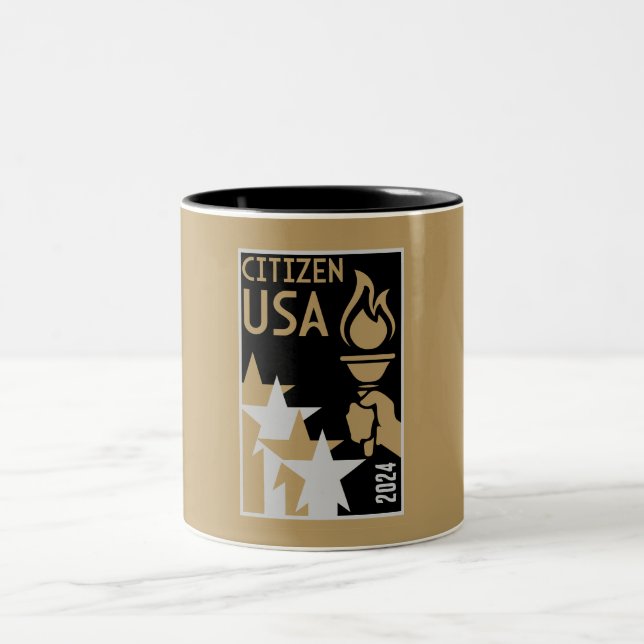 Taza Bicolor American Citizenship Gifts (Centro)