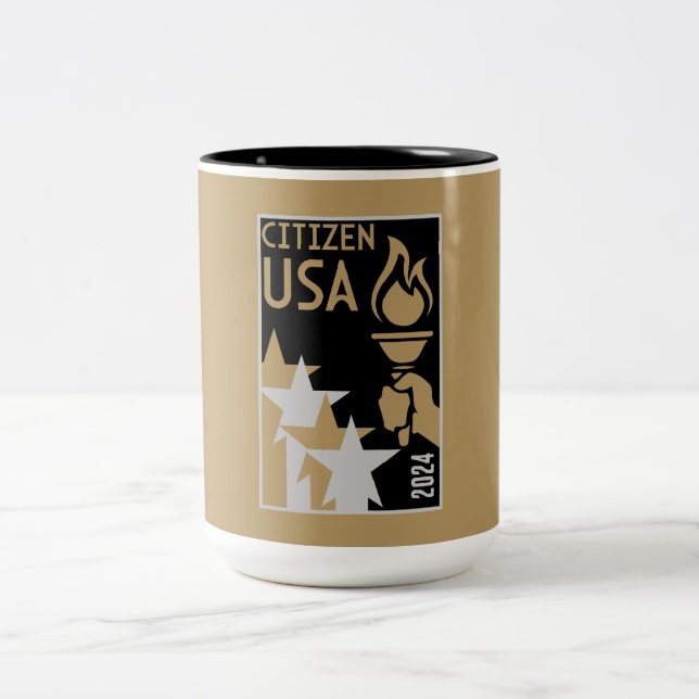 Taza Bicolor American Citizenship Gifts (Centro)