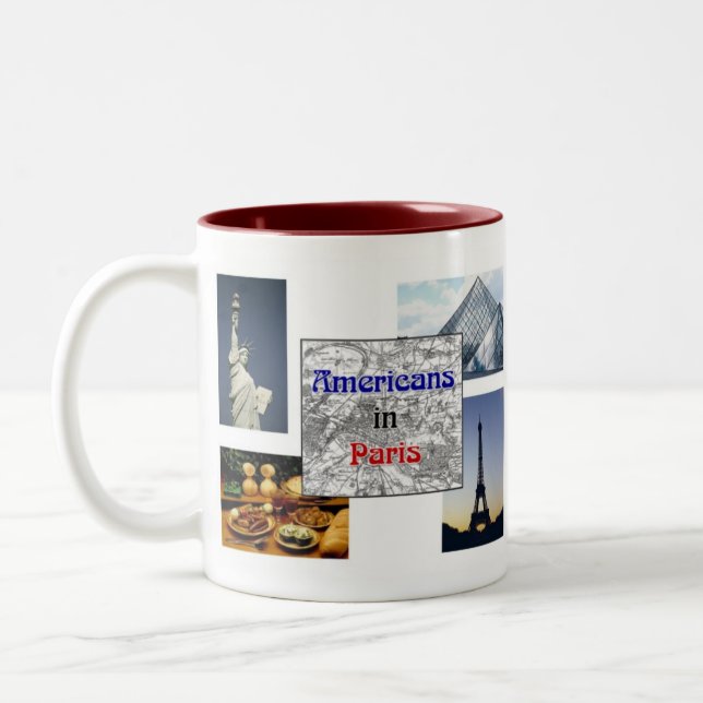 Taza Bicolor Americanos en París (Izquierda)