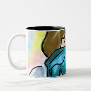 Taza Bicolor Amigo del plan de Jesús