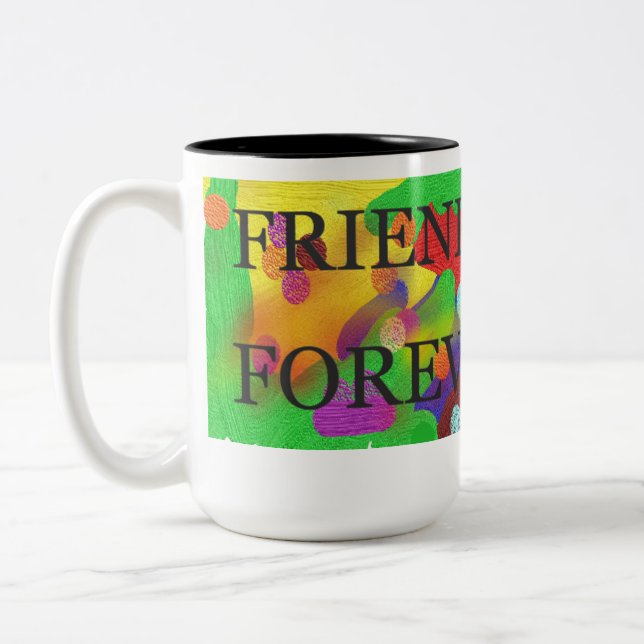 Taza Bicolor AMIGO Mug de dos tonos, 15 oz (Izquierda)