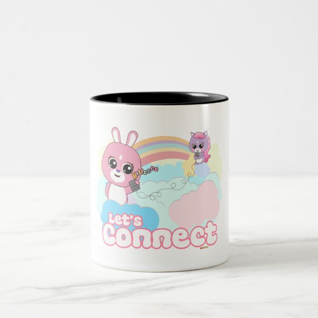 Taza Bicolor Amigos amables de los animales - Conectémonos (Centro)