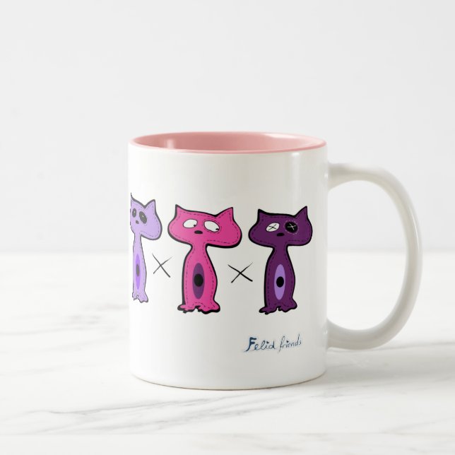 Taza Bicolor Amigos de Felid (Derecha)