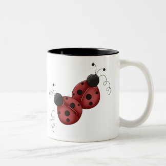 Taza Bicolor Amigos de la mariquita