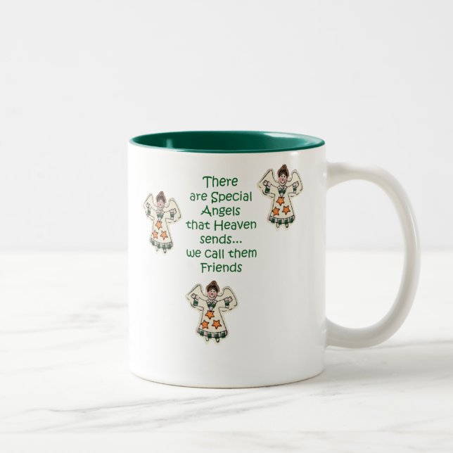 Taza Bicolor Amigos del ángel (Derecha)