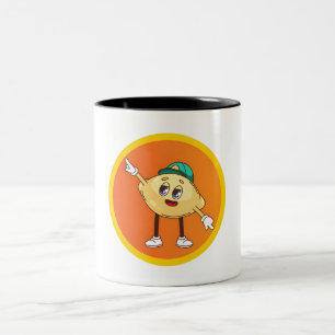 Taza Bicolor Amigos Frutas