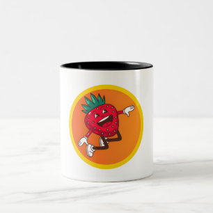 Taza Bicolor Amigos Frutas