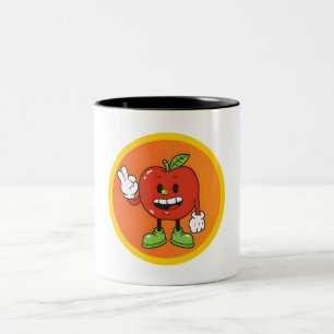 Taza Bicolor Amigos Frutas