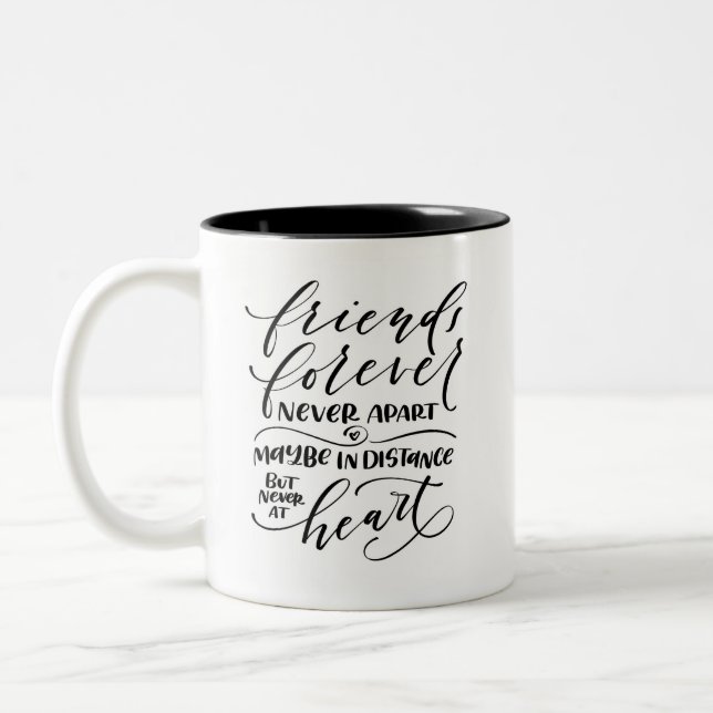 Taza Bicolor Amigos para siempre (Izquierda)