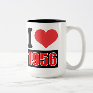 Taza Bicolor Amo 1956 - Mugs