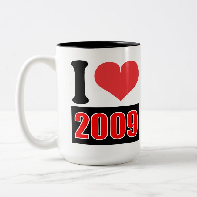 Taza Bicolor Amo 2009 - Mugs (Izquierda)