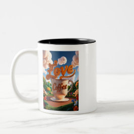 Taza Bicolor amo a coffe