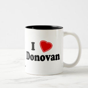 Taza Bicolor Amo a Donovan