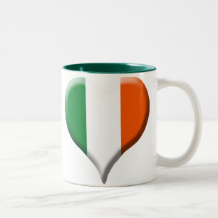Taza Bicolor Amo a Ireland Mug