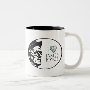 Taza Bicolor Amo a James Joyce