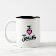 Amo a Jesús con Corazón Rosa